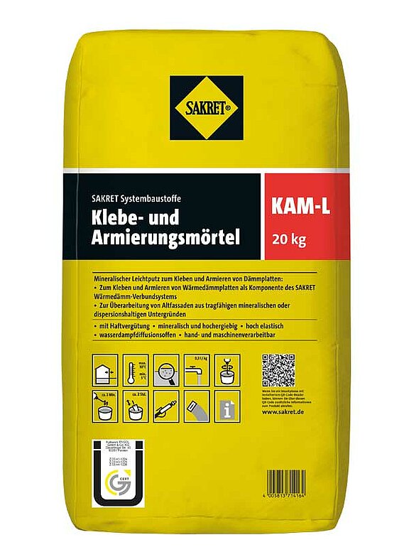 Klebe- und Armierungsmörtel weiß leicht KAM-L