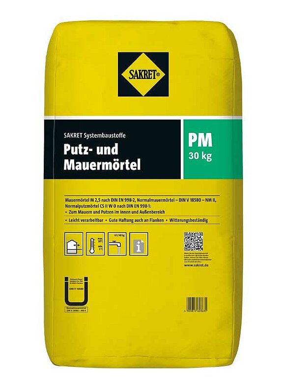 Putz- und Mauermörtel M 2,5 PM