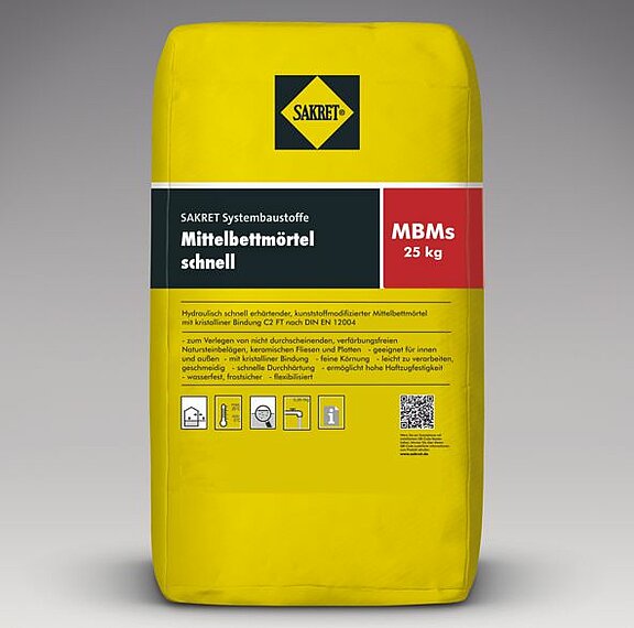 Mittelbettmörtel schnell MBMs