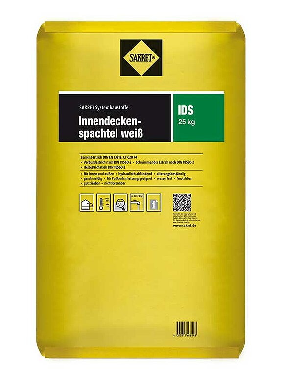 Innendeckenspachtel weiß IDS