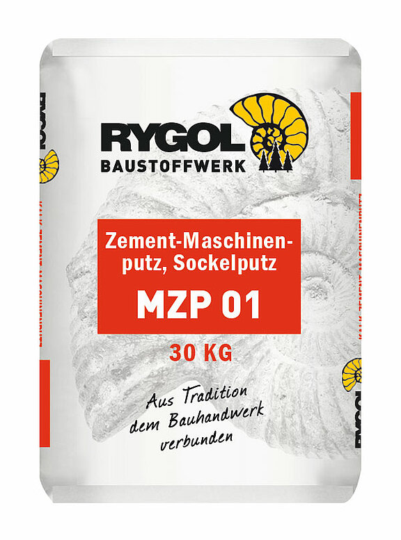 Zement-Maschinenputz, Sockelputz MZP 01