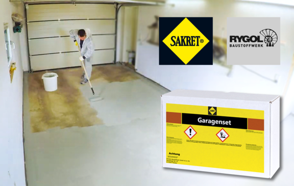 Komplettset für Garagenböden