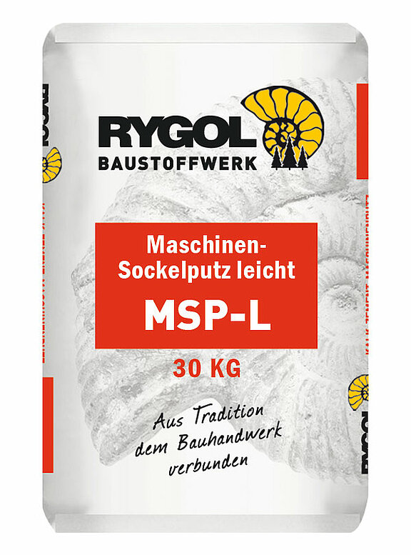Maschinen-Sockelputz leicht MSP-L