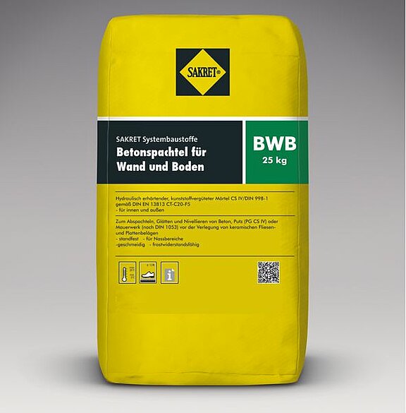 Betonspachtel für Wand und Boden BWB
