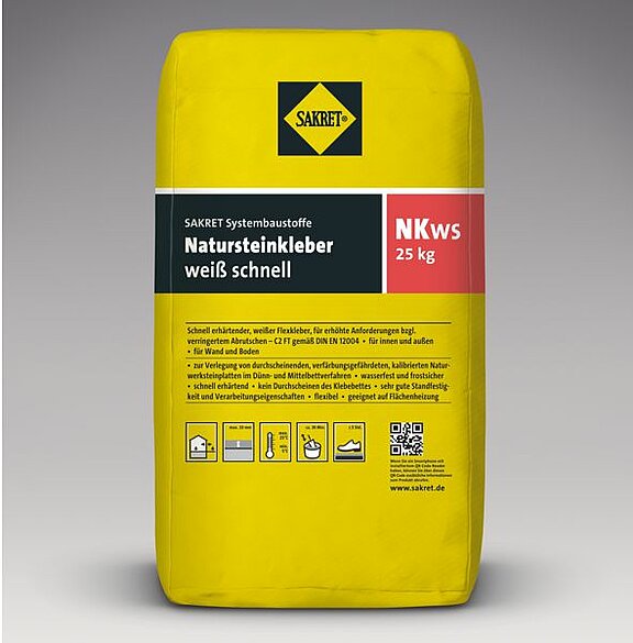 Natursteinkleber weiß schnell NKws