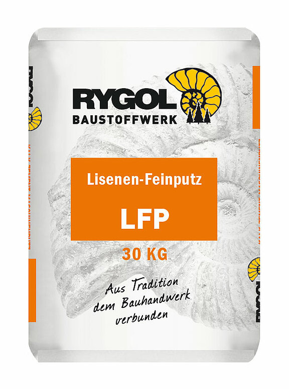 Lisenen-Feinputz, weiß LFP
