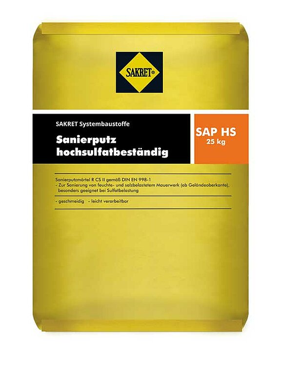 Sanierputz hochsulfatbeständig SAP HS