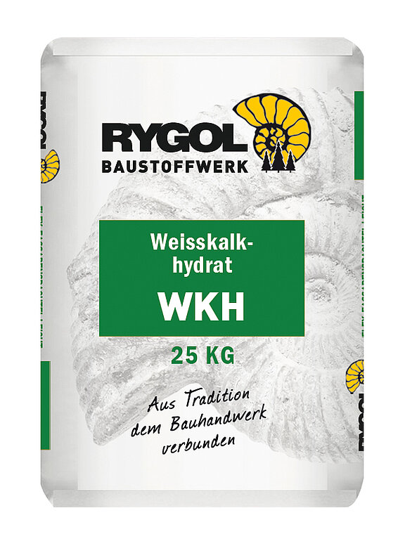 25kg Weißkalkhydrat WKH RYGOL/Sakret Klärschlammbehandlung pH-Regulierung Mörtel 