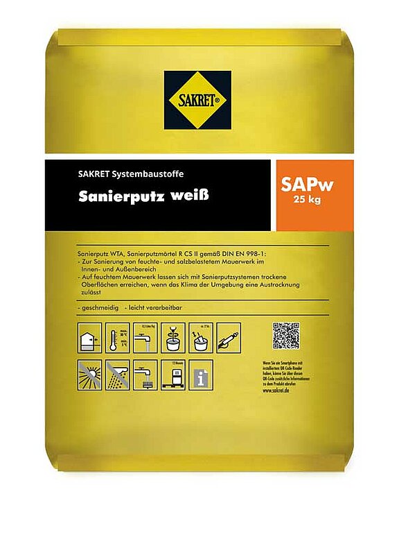 Sanierputz weiß SAPw