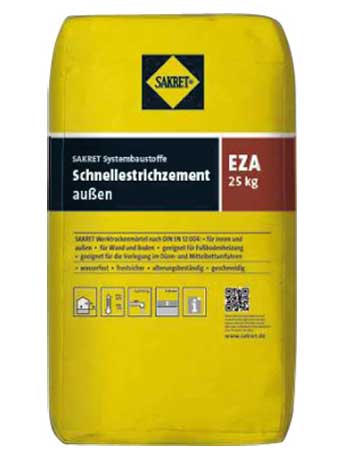 Schnellestrichzement außen EZA