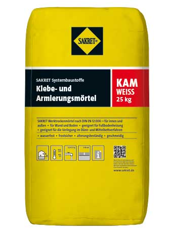 Klebe- und Armierungsmörtel weiß KAMw