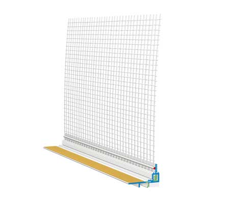 W 30 + Teleskop-Gewebeleiste IDEAL-plus mit Gewebe und Lippe 12,5 cm