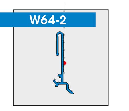 W 64-2 Sockelaufsteckprofil REPO-TEX-DUE