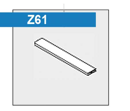 Z 61 Stoßverbinder für Sockelschienen