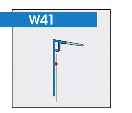 W 41 Abschlussprofil FEBA-TEX-ATTIKA