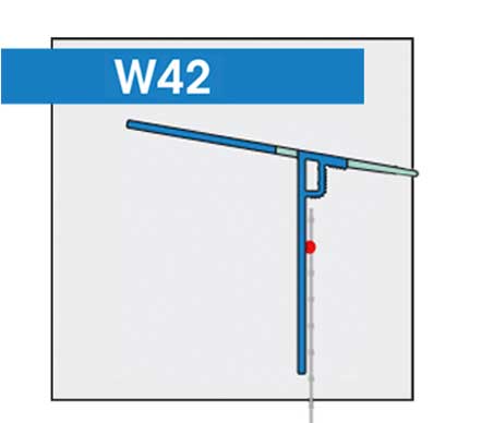 W 42 Abschlussprofil FEBA-TEX-UNI