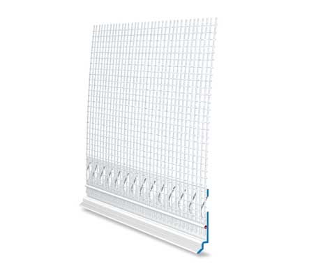 W 44-2 Abschlussprofil DECO-TEX-DUE mit Tropfkante