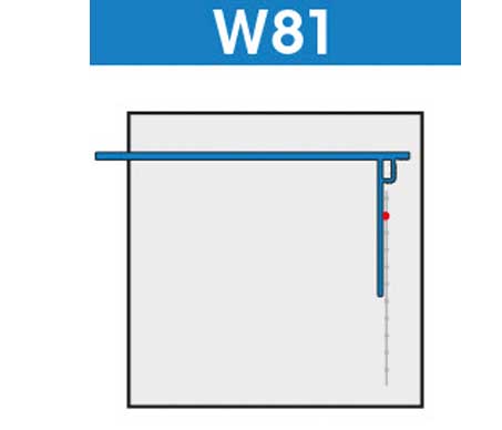 W 81 Fugenflankenprofil mit Gewebe